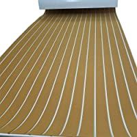 240 x 90 cm marrón de espuma EVA antideslizante para suelo de barco- barco- yate- barco- RV- alfombra de 6 mm de grosor